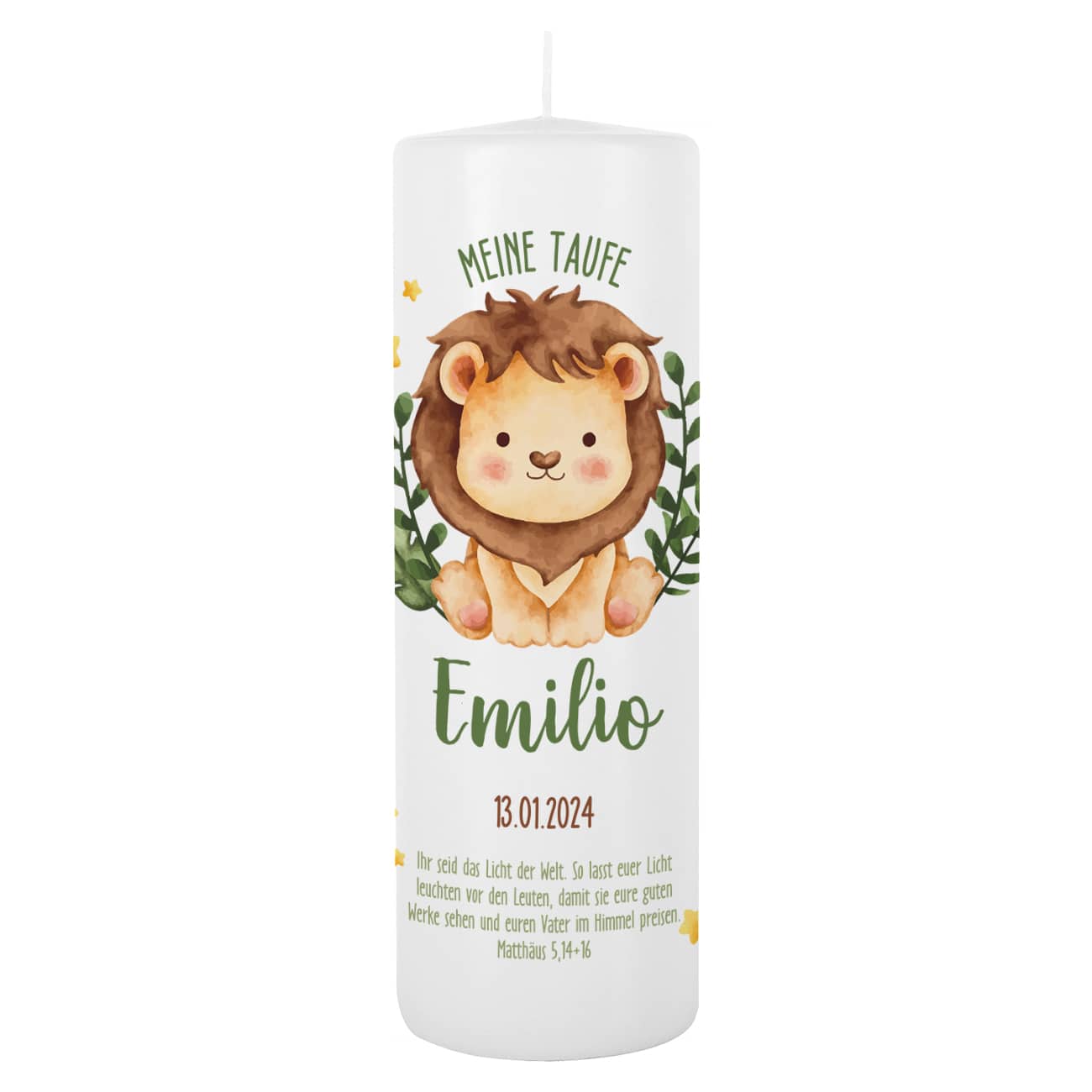 Mit individuellen Angaben