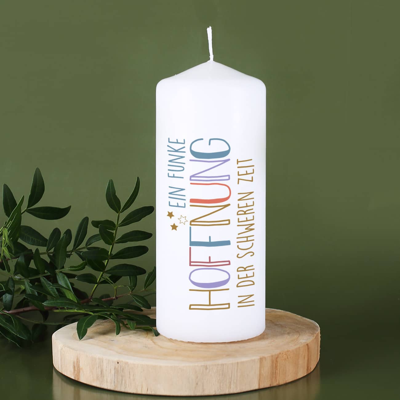 Ein Funke Hoffnung - Kerze