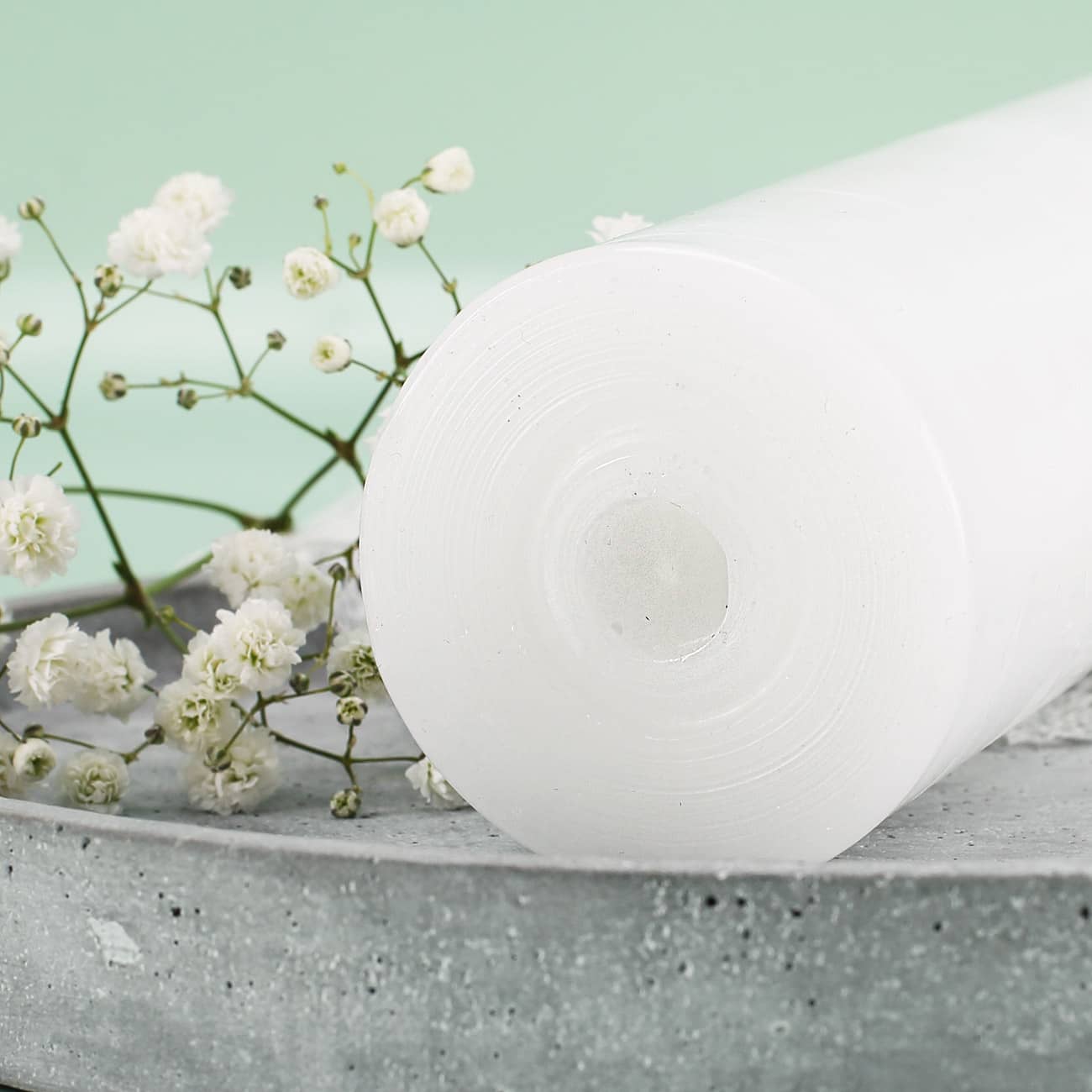 Große Kerze zur Taufe, Kommunion oder Konfirmation Unterseite