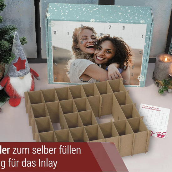 Adventskalender Steckanleitung, Aufbauanleitung für den DIY Adventskalender mit 24 Türchen