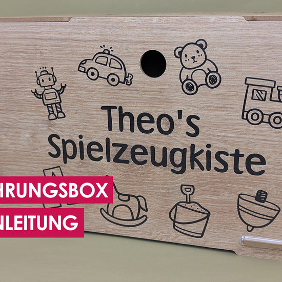 Aufbauanleitung personalisierte Box Bob