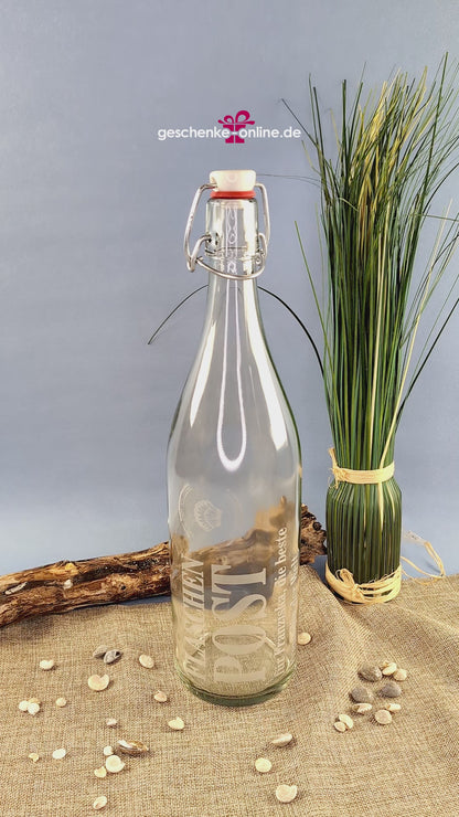 Flaschenpost mit Wunschgravur