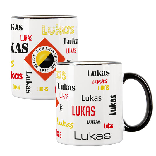 SC Leinefelde 1912 Tasse mit Namensdruck