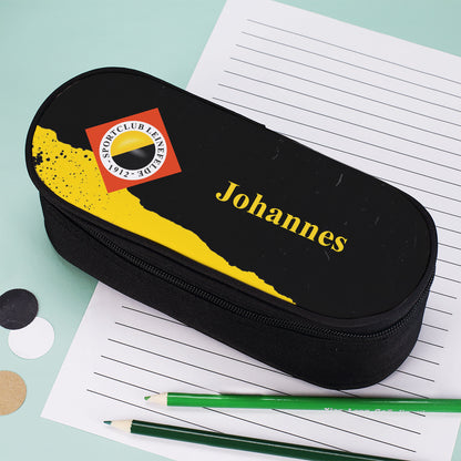 Stiftebox mit SC Leinefelde Logo und Wunschzeile