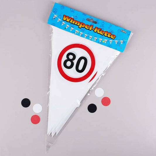 Länge 10 Meter - 15 Wimpel