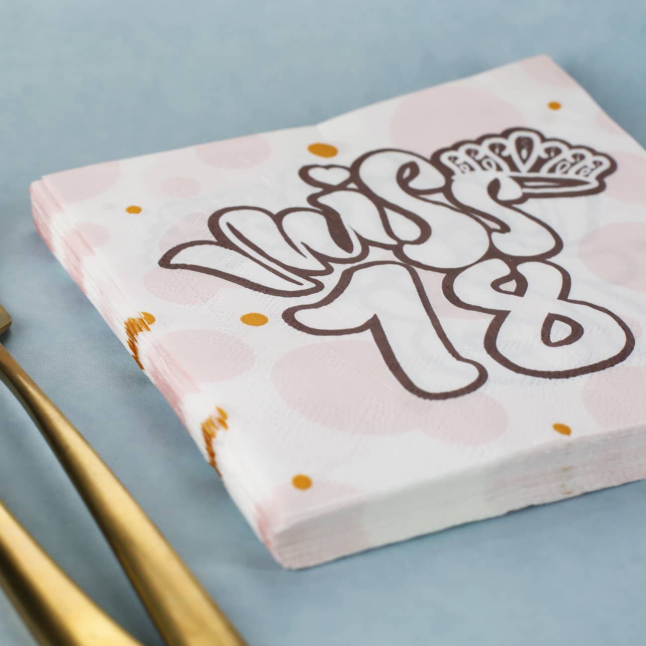 Servietten zum 18. Geburtstag