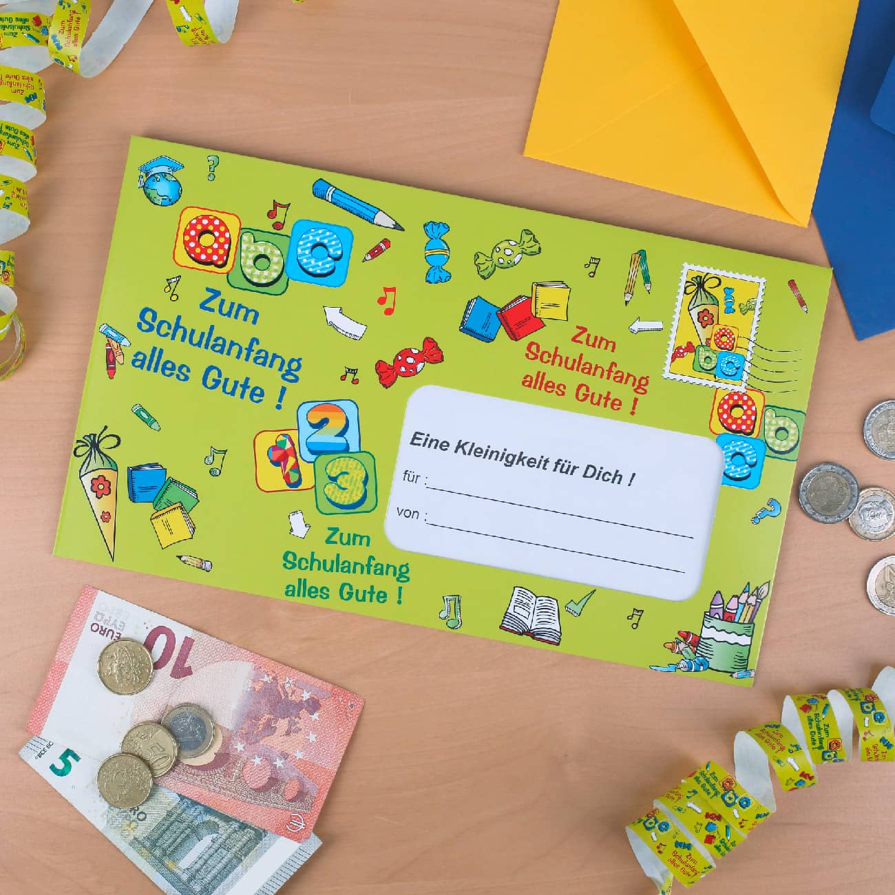 XXL Umschlag zur Einschulung