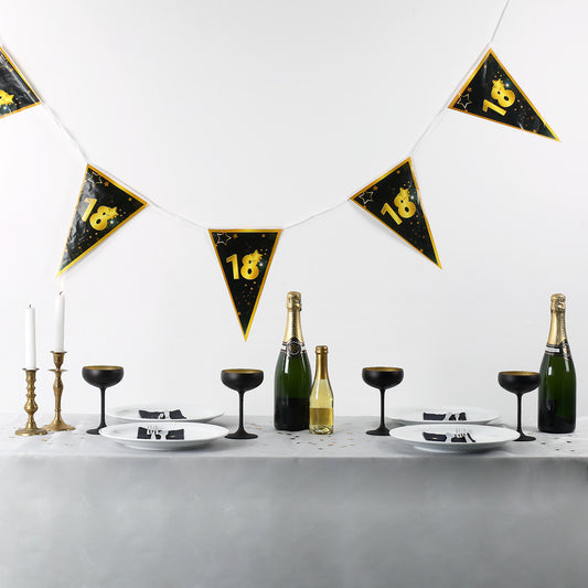 Wimpelkette zum 18. Geburtstag - Star