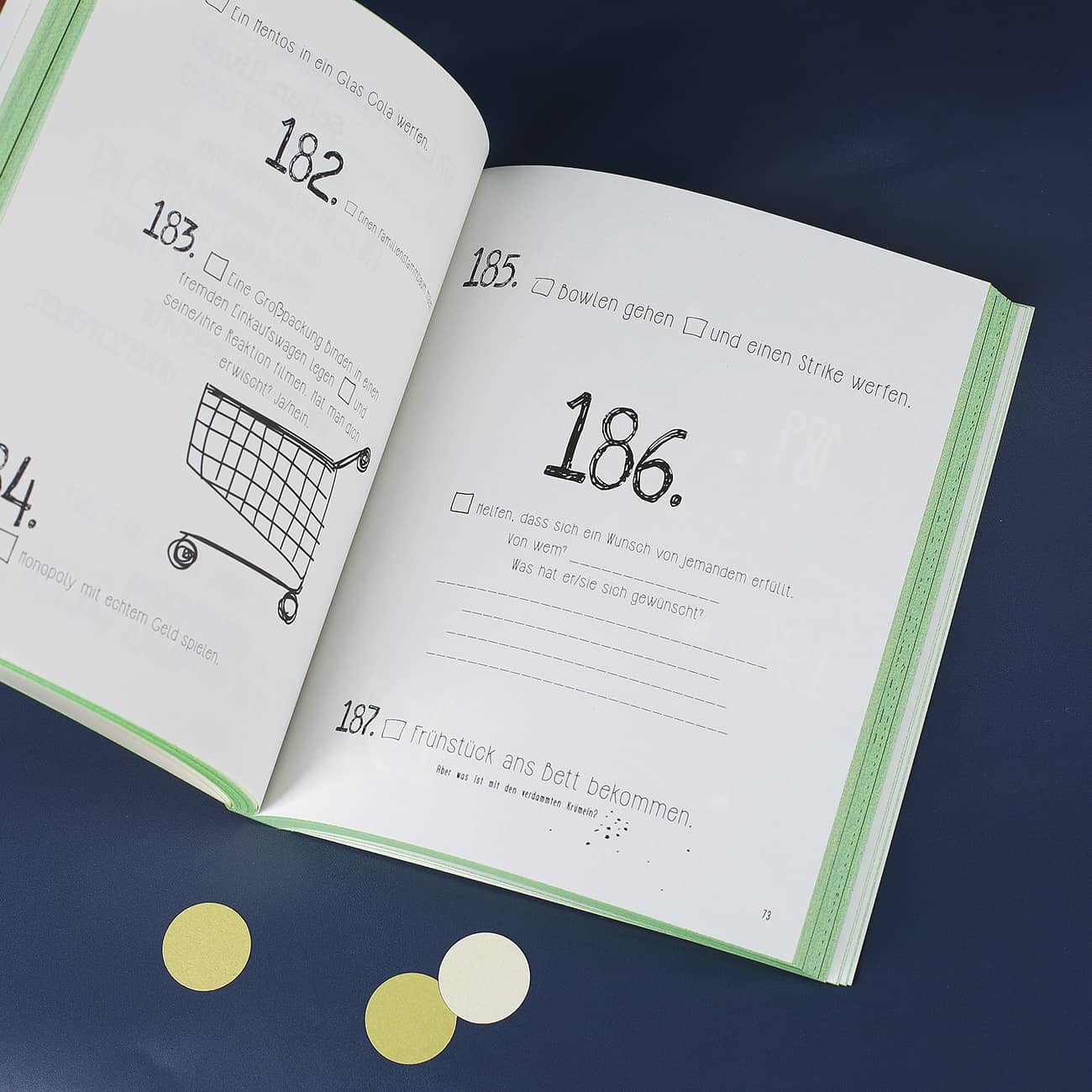 eine Liste von Dingen, die man im Leben getan haben sollte